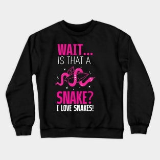 Snake Lovers Herpetologist Herpetology Ophiologist Ophiology Crewneck Sweatshirt